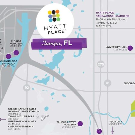 Готель Hyatt Place Tampa Busch Gardens Екстер'єр фото