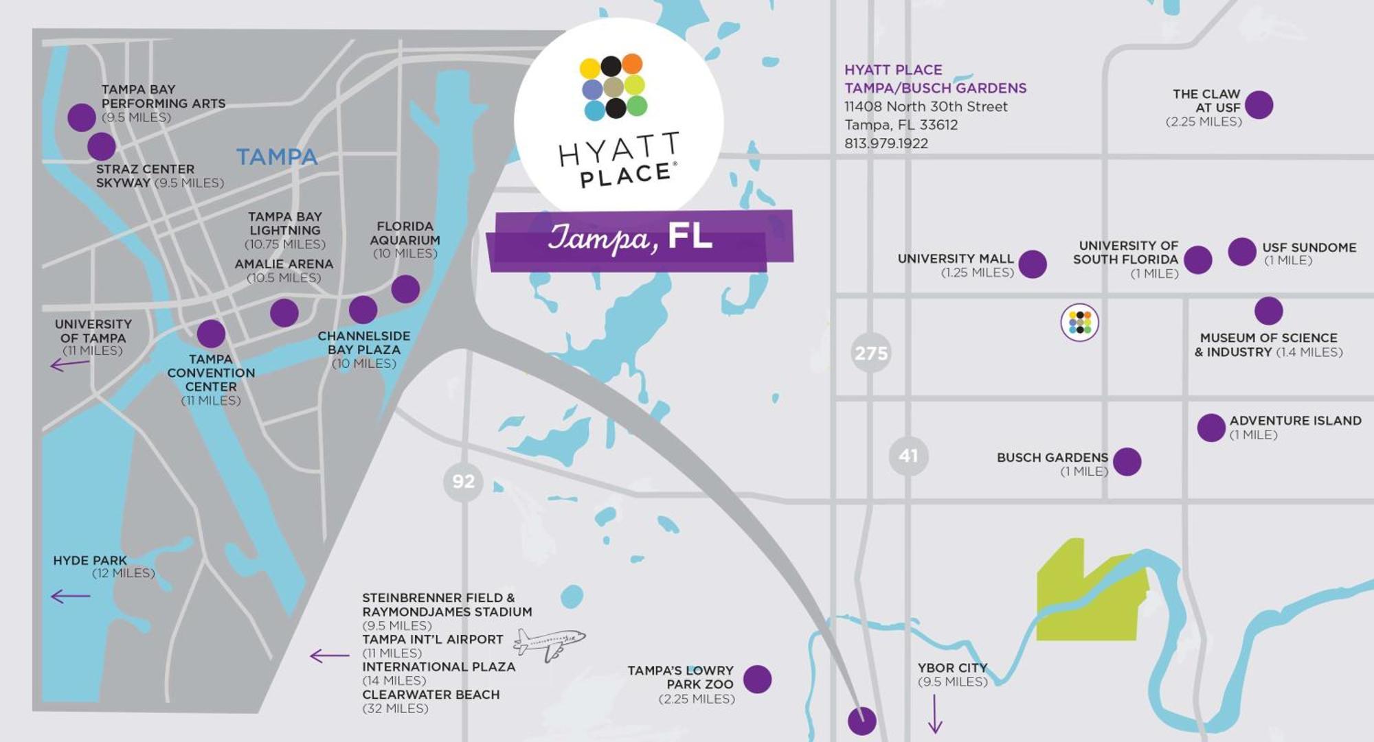 Hyatt Place Tampa Busch Gardens Екстер'єр фото